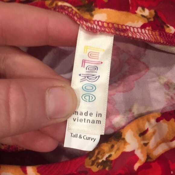 TC NWOT LuLaRoe Leggings H03 4368 - Picture 3 of 3